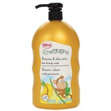 شامپو سر و بدن کودک لهستانی Naturaphy رایحه موز